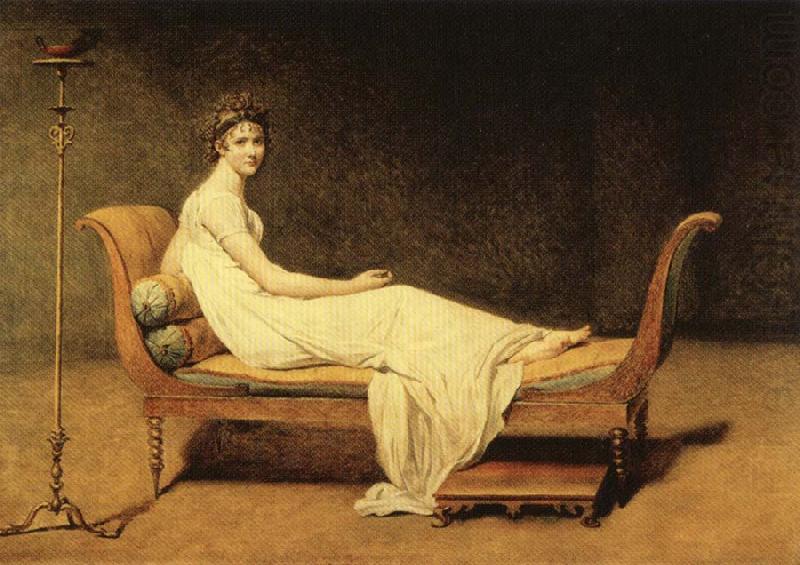 Portrait of Madame Recamier, Jacques-Louis David
